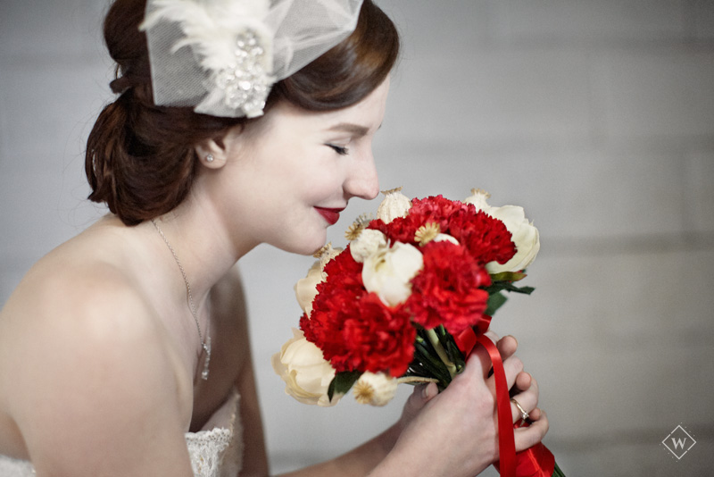 retro wedding inspiration session