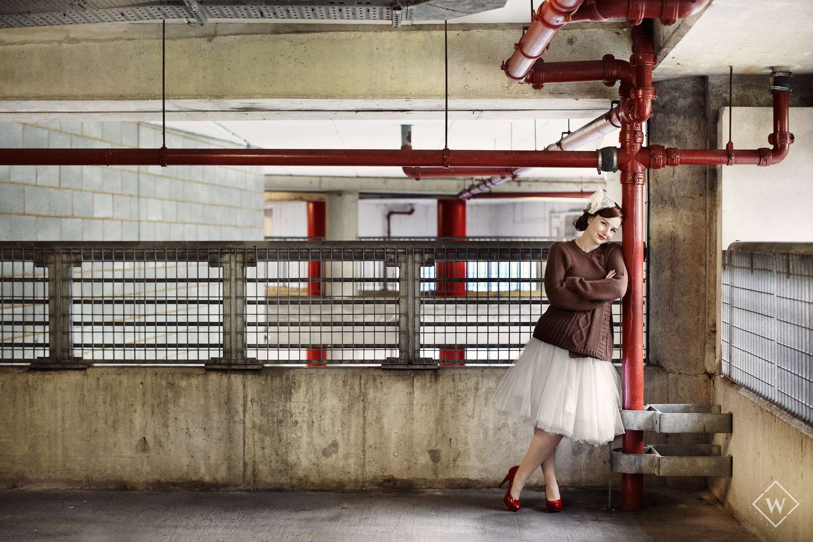 retro wedding inspiration session