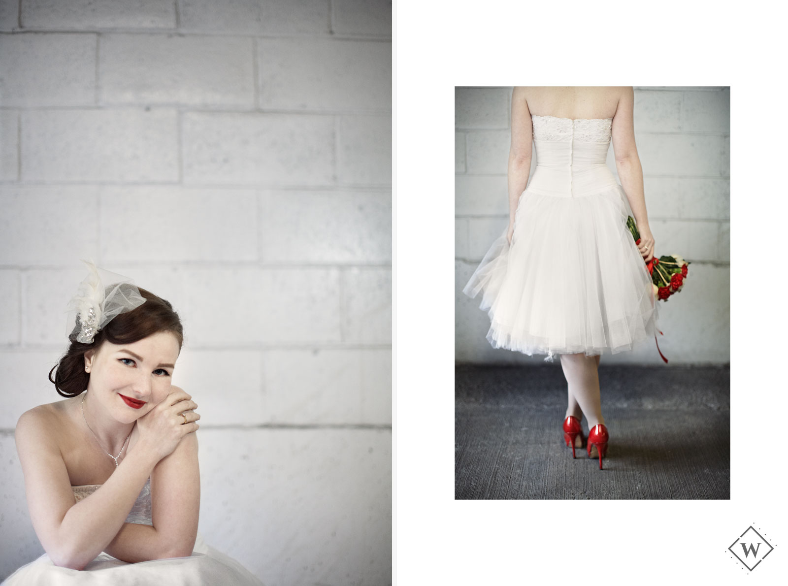 retro wedding inspiration session