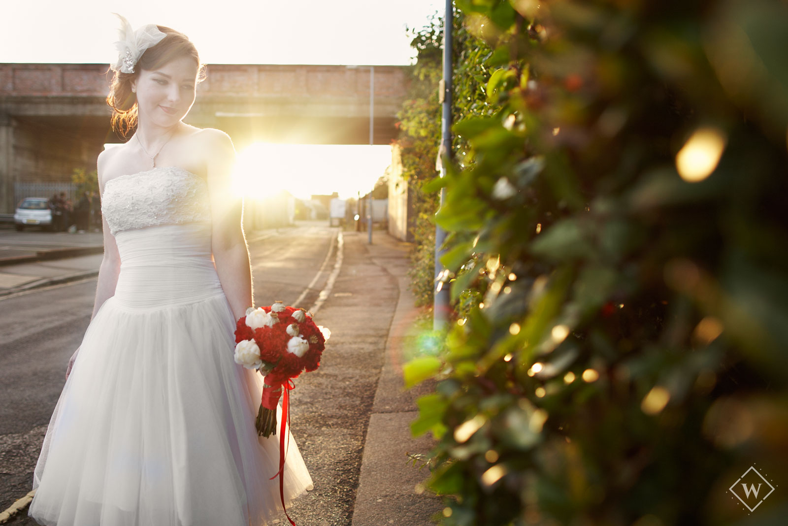 retro wedding inspiration session